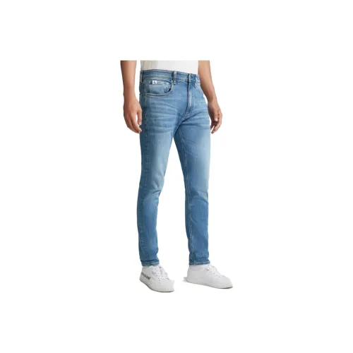 Calvin Klein 1A4 Темно-синий деним Мужские Джинсы