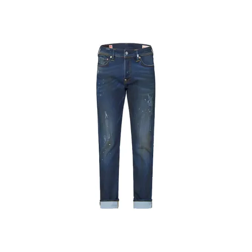 EVISU Blue Men's Jeans EVISU Синий Мужские Джинсы