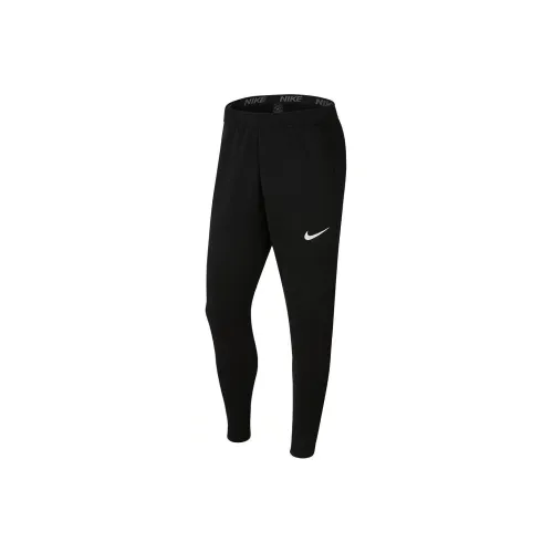 Nike Черные Мужские Вязаные Тренировочные Штаны