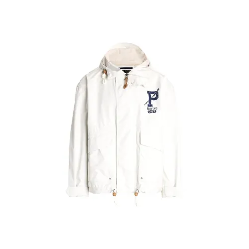 Polo Ralph Lauren SS24 Куртки и Пальто Мужской Выстиранный Белый