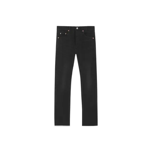 SAINT LAURENT SS23 Джинсы Мужские Черные