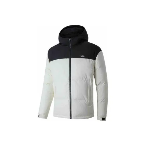 361° Life Collection Пуховик Унисекс Кремовый Белый Супер Черный