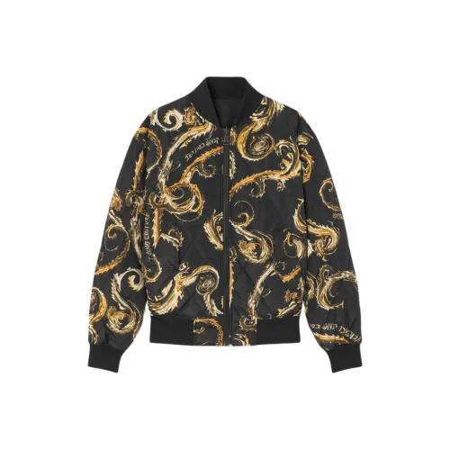 VERSACE JEANS COUTURE Черные мужские пуховики