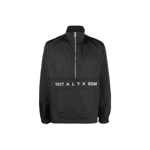 1017 ALYX 9SM совместный черный мужской тренч