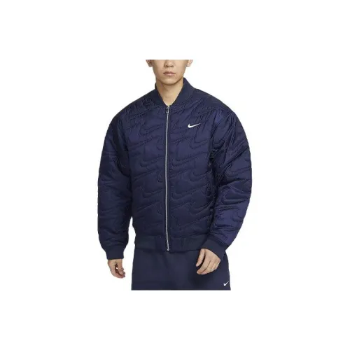 Nike Пуховик Мужской Темно-Синий