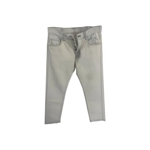 GUCCI SS23 Джинсы Мужские Светло-Синие