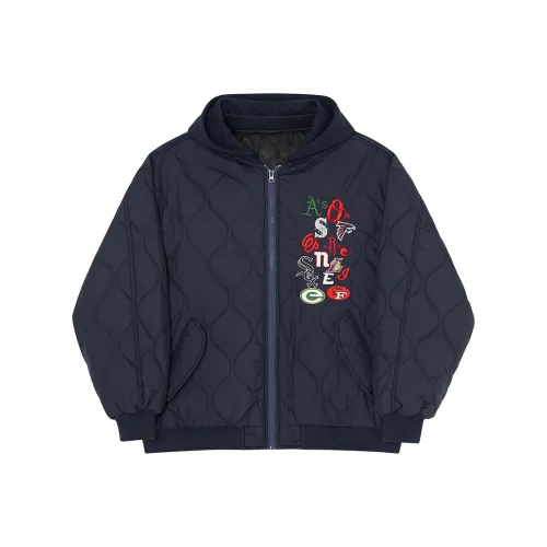 Phew Хлопковый пуховик унисекс темно-синий