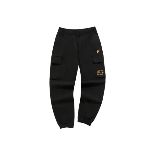 FILA FUSION Рабочая одежда Карго Брюки Мужские Черные