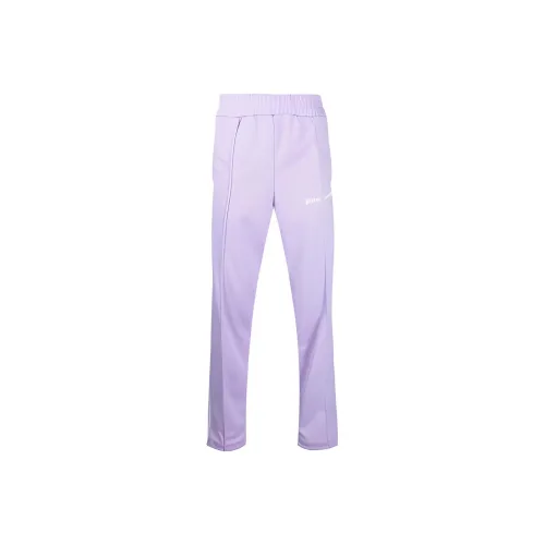PALM ANGELS Светло-фиолетовые мужские вязаные тренировочные брюки