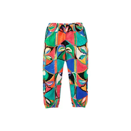 Supreme Co Бренд Коллекция Многоцветные Унисекс Вязаные Спортивные Штаны