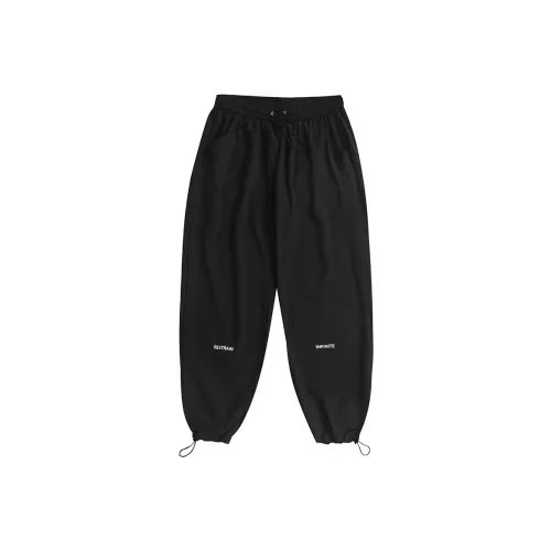 PASET Вязаные тренировочные штаны унисекс черные