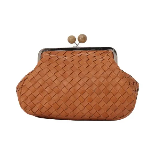 WEEKEND MaxMara Коровья кожа Одно плечо Через плечо Клатч Женский Оранжевый Коричневый