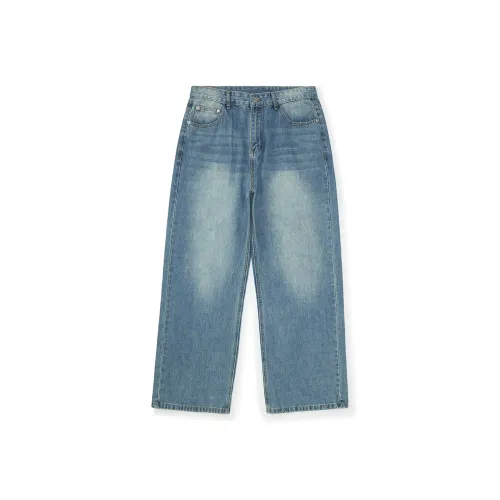 RASS Светло-синие унисекс джинсы