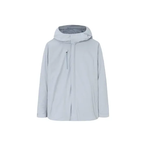 ANTA Хлопковый пуховик Мужской Светлый Грязный Серый