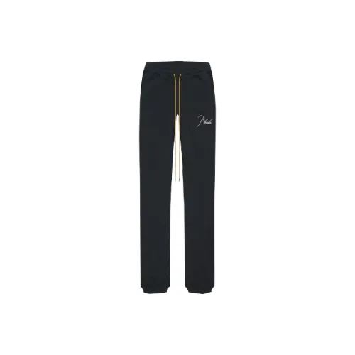 RHUDE Черные Мужские Вязаные Спортивные Штаны