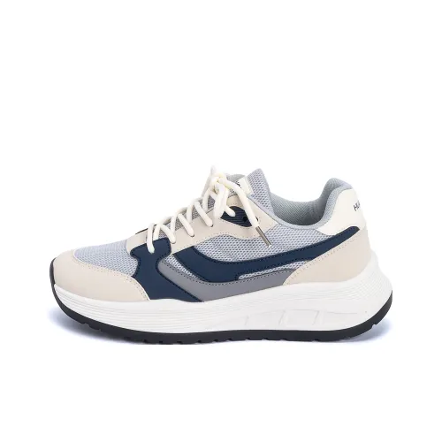 HUANQIU Износостойкий Дышащий Легкий Низкий Топ Повседневные Беговые Кроссовки Мужские Серый Синий