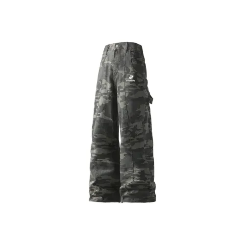 R.super Камуфляж Унисекс Джинсы