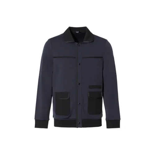 LIU·JO UOMO FW24 Куртки и Пальто Мужской Темно-синий Синий