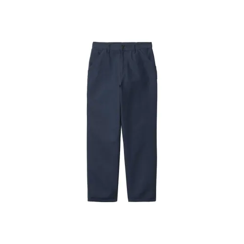 Carhartt WIP Карго Брюки Мужские Морской Синий
