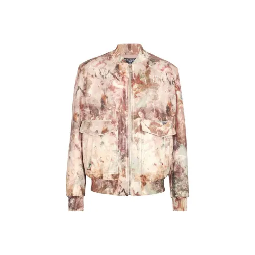 BALMAIN Многоцветные Мужские Кожаные Куртки