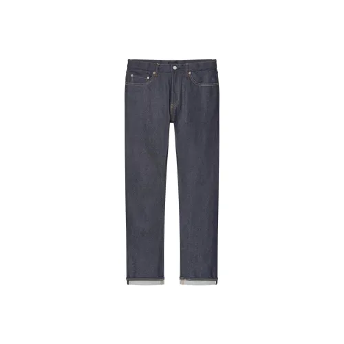 UNIQLO Темно-синие мужские джинсы