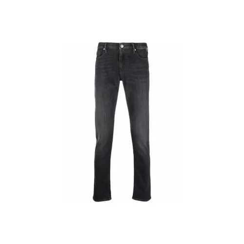 EMPORIO ARMANI Черные Мужские Джинсы