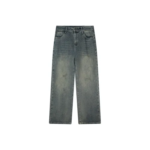 JEEP Винтажные синие мужские джинсы