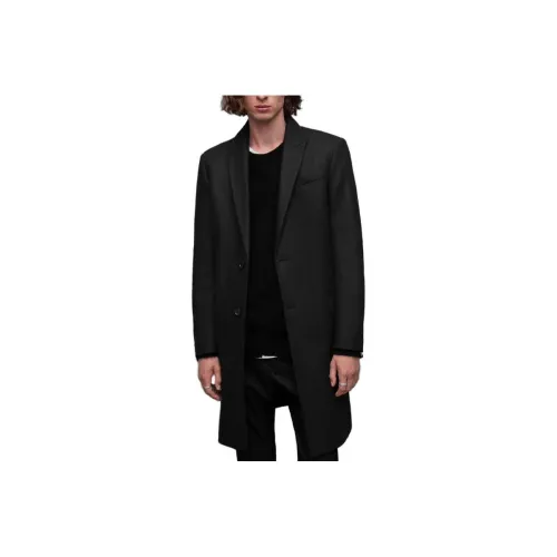 ALLSAINTS Черный Мужской Тренч