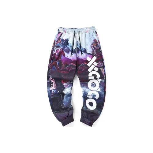 XXGOGO Повседневные брюки Унисекс Фиолетовый