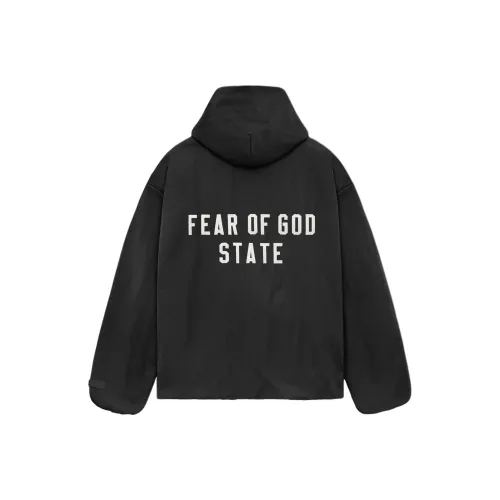 Fear of God ESSENTIALS Fall24 BACK TO SCHOOL Series Метеоритный Черный/Черный Мужские Куртки
