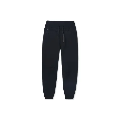 ABLE JEANS Штаны с манжетами Спортивные брюки Мужские Черные