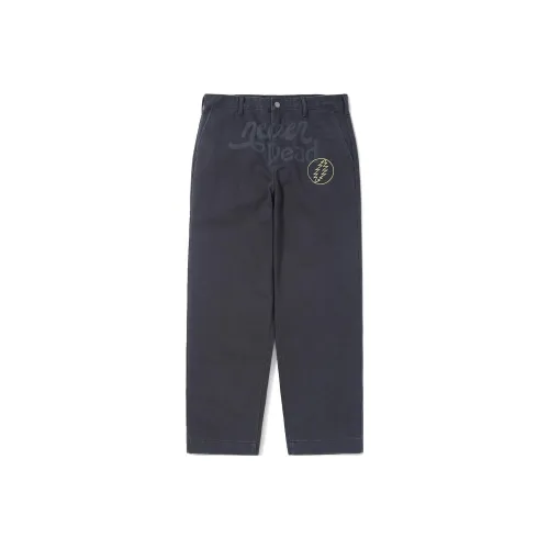 Thisisneverthat x Grateful Dead Темно-синие унисекс брюки карго
