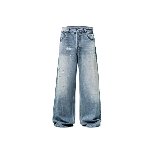 TB101 Синий Мужской Джинсы