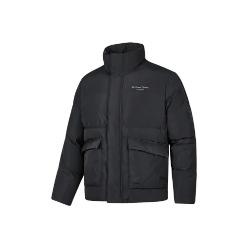 Skechers Sports Alliance Series Пуховик Унисекс Угольный Черный