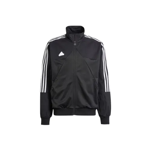 Adidas Tiro Материал Mix Track Куртка Куртки Пальто Мужской Черный