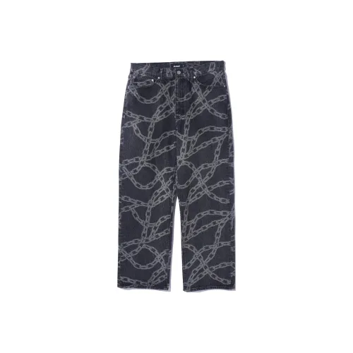 XLARGE Черные Унисекс Джинсы