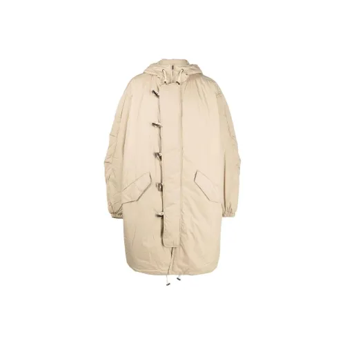 ISABEL MARANT Light Beige Men's Parkas ISABEL MARANT Светло-бежевый Мужские Парки