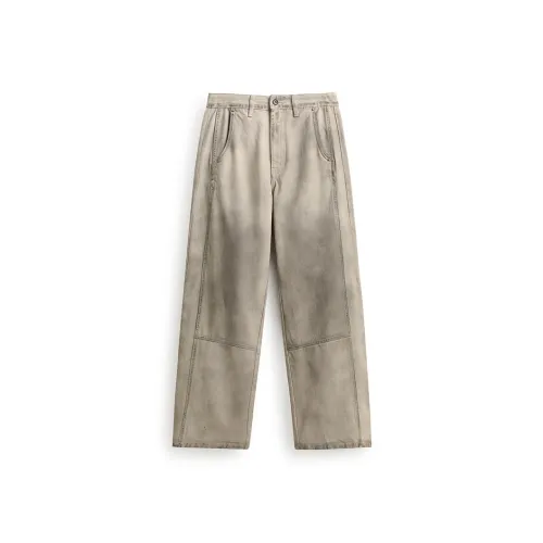 ZENGZHI Джинсы Унисекс Dirty Абрикос