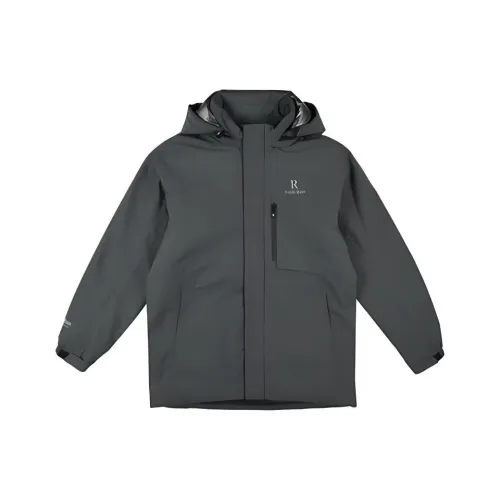 Raidy Boer Пуховая куртка Мужская Серый Зеленый