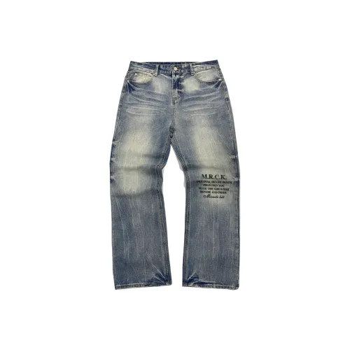 MIRACLE KILL Синие Унисекс Джинсы