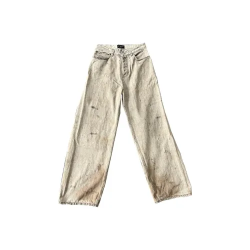 Balenciaga Джинсы Стандартный крой Мужской Экрю