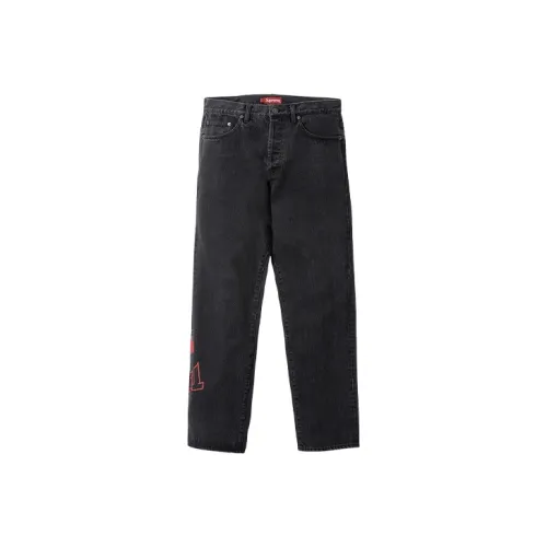 Supreme Co Бренд Коллекция Унисекс Джинсы