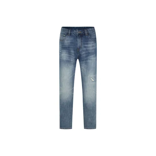 Cavalli Class Blue Men's Jeans Кэвали Класс Синий Мужские Джинсы