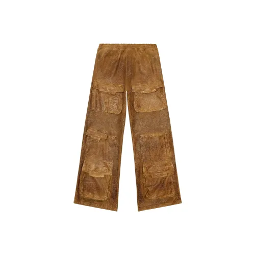 DIESEL Желтые Мужские Карго Брюки