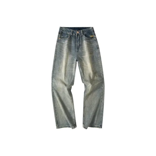 FOREVER 21 Джинсы Унисекс Ностальгический Синий