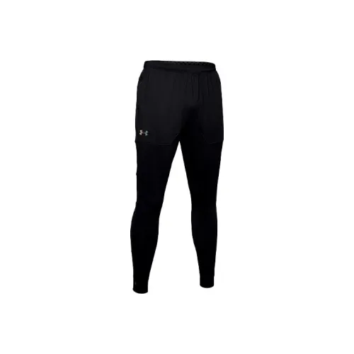 Under Armour Rush Черные Мужские Вязаные Тренировочные Штаны