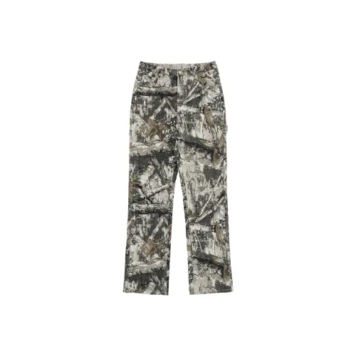 ANYWEARLAB Карго-брюки Унисекс Камуфляж Серый