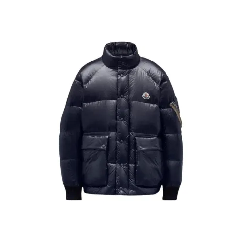 MONCLER Пуховик Мужской Navy Синий