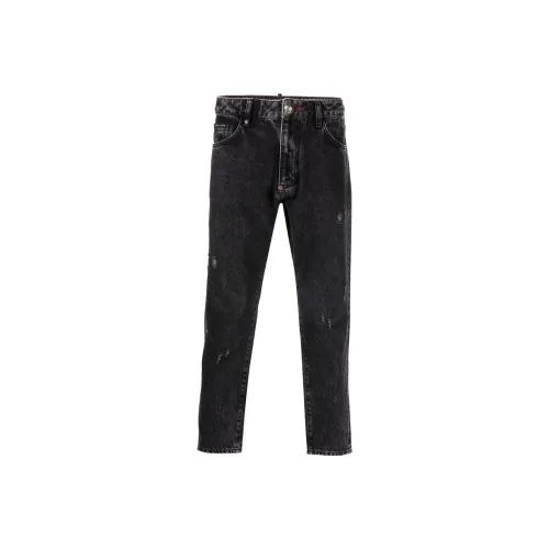 PHILIPP PLEIN Черные Мужские Джинсы