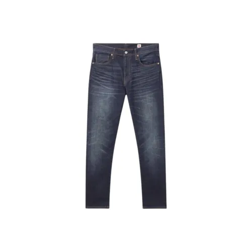 Levis Выстиранные синие мужские джинсы